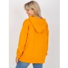 Tmavožltá oversize mikina