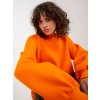 Oranžová oversize mikina