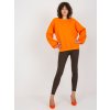 Oranžová oversize mikina