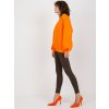 Oranžová oversize mikina