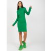 Zelené rolákové šaty