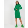Zelené rolákové šaty