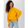 Žltá oversize mikina