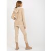 Béžová velúrová basic súprava