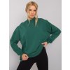 Tmavozelená dámska mikina