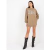Tmavobéžová tunika TEXAS