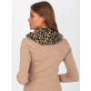Béžová leopardia šatka (Veľkosť ONE SIZE)