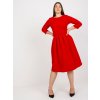 Červené midi šaty