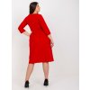 Červené midi šaty