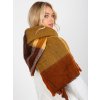Hnedo-žltý dámsky šál