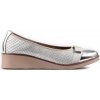 Dámske baleríny Potocki - strieborné