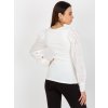 Biela blúzka s ozdobnými rukávmi