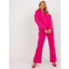Fuchsiový komplet mikiny, nohavíc a tielka