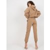 Tmavobéžová dámska tepláková súprava