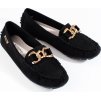 Klasické dámske čierne mokasíny