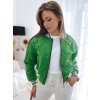 Zelená prešívaná bomber bunda BOMBER