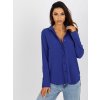 Tmavomodrá dámska košeľa