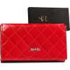 Rovicky Prešívaná elegantná červená peňaženka V101