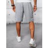 Sivé teplákové pánske šortky