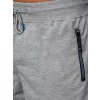 Sivé teplákové pánske šortky