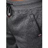 Tmavosivé pánske teplákové šortky