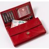 Peterson Klasická červená dámska peňaženka Y126