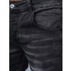 Čierne pánske džínsové nohavice
