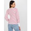Bielo-červené pruhované tričko s dlhým rukávom (Veľkosť S/M)