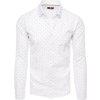 Biela pánska vzorovaná košeľa