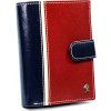 Rovicky Modro-červená peňaženka so zapínaním L124