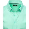 Mintová jednofarebná pánska košeľa