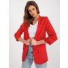 Červené elegantné sako