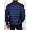 Tmavomodrá pánska prešívaná bomber bunda