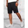 Čierne pánske teplákové kraťasy