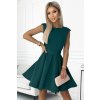 Elegantné zelené rozšírené šaty XENIE