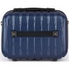 Solier Tmavomodrý cestovný kozmetický kufor NOEL