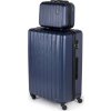 Solier Tmavomodrý cestovný kozmetický kufor NOEL