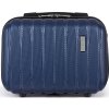Solier Tmavomodrý cestovný kozmetický kufor NOEL