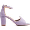 Dámske fialové sandále na stĺpiku W. Potocki