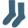 Modré pánske hladké ponožky Art. 056