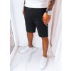 Čierne teplákové šortky