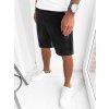 Čierne teplákové šortky