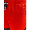 Červené pánske teplákové šortky