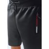 Čierne teplákové šortky - pánske