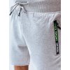 Svetlosivé pánske teplákové šortky
