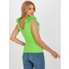Svetlozelený top bez rukávov