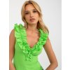 Svetlozelený top bez rukávov