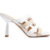 Dámske biele sandále na podpätku Shelovet GD-DO-134W