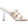 Dámske biele sandále na podpätku Shelovet GD-DO-134W