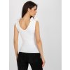 Smotanový top bez rukávov